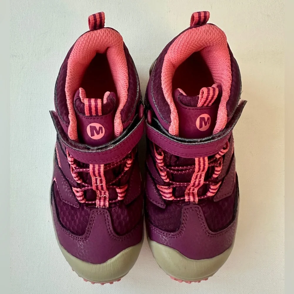 Merrell Kids Purple and Pink Waterproof Hiking Sneakers